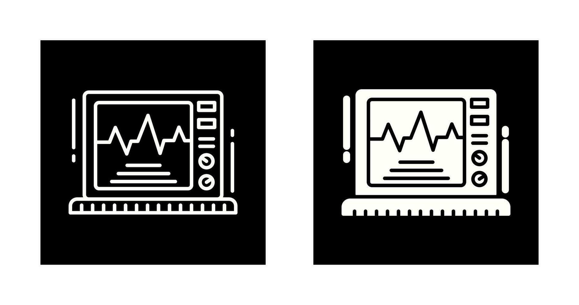 Ekg Monitor Vector Icon