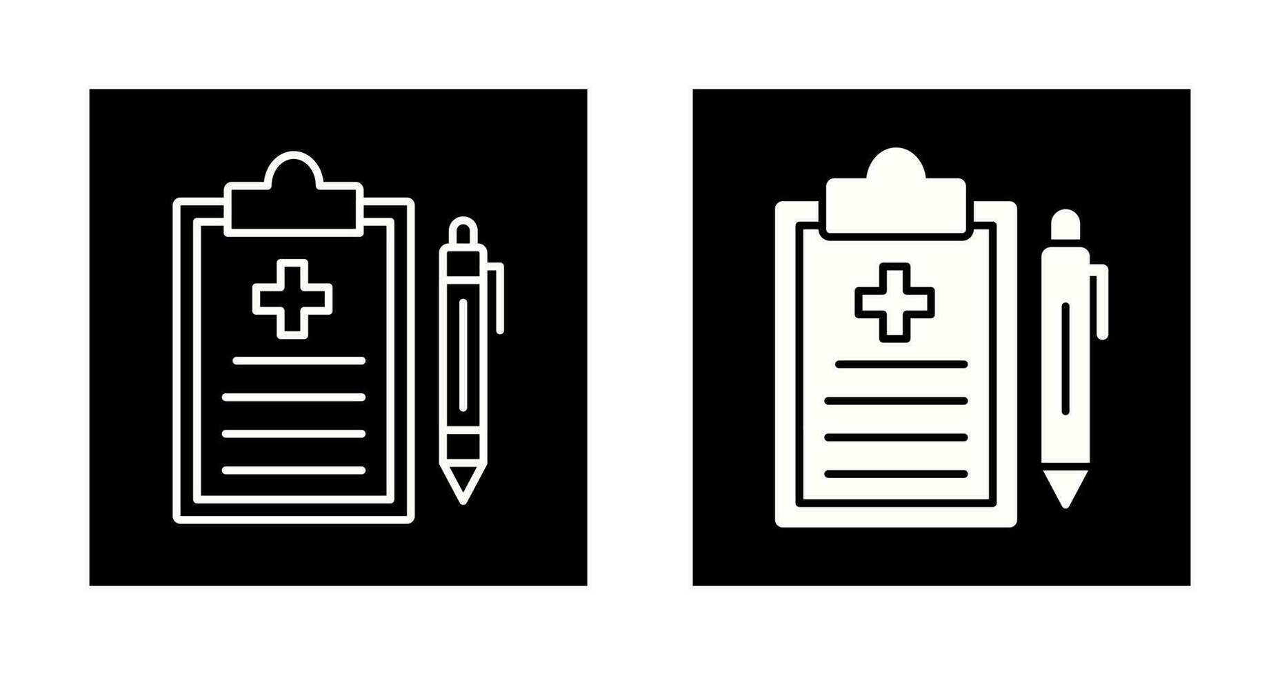 Medical Record Vector Icon