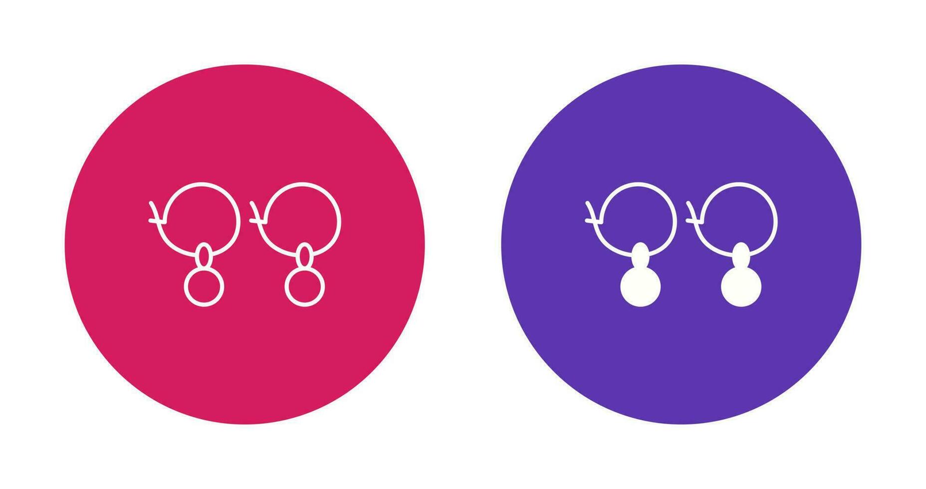 Earrings Vector Icon