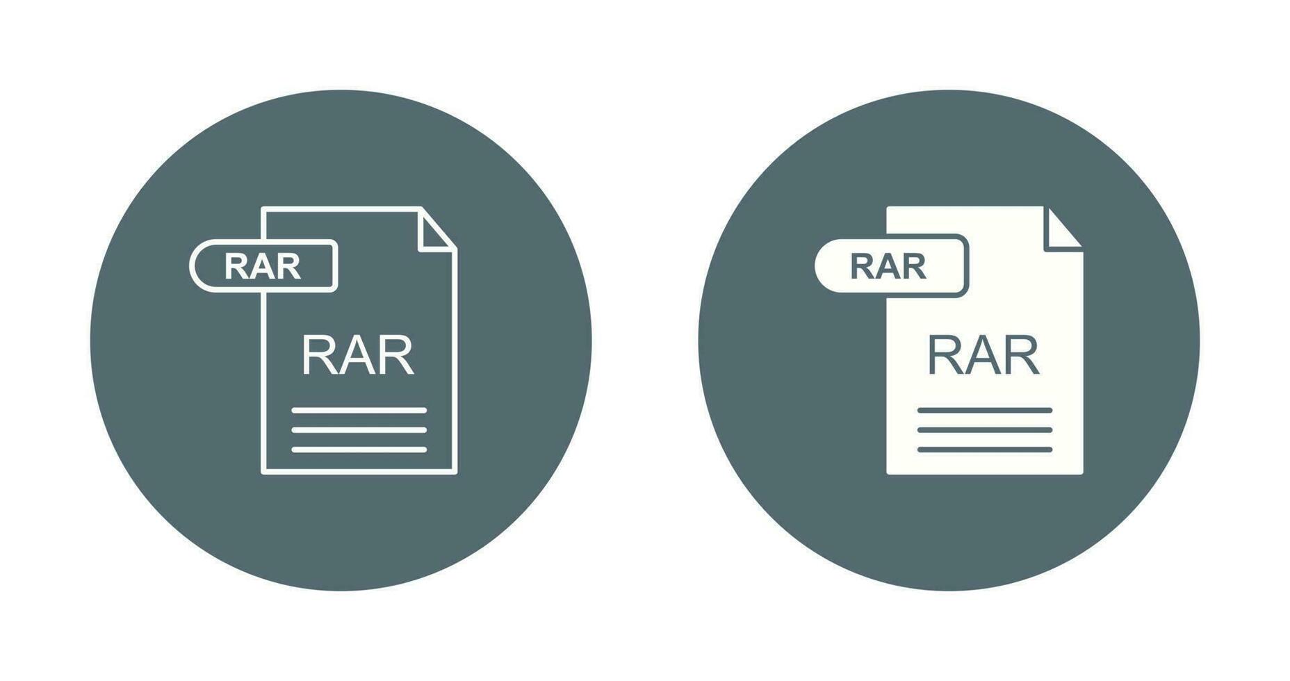 RAR Vector Icon