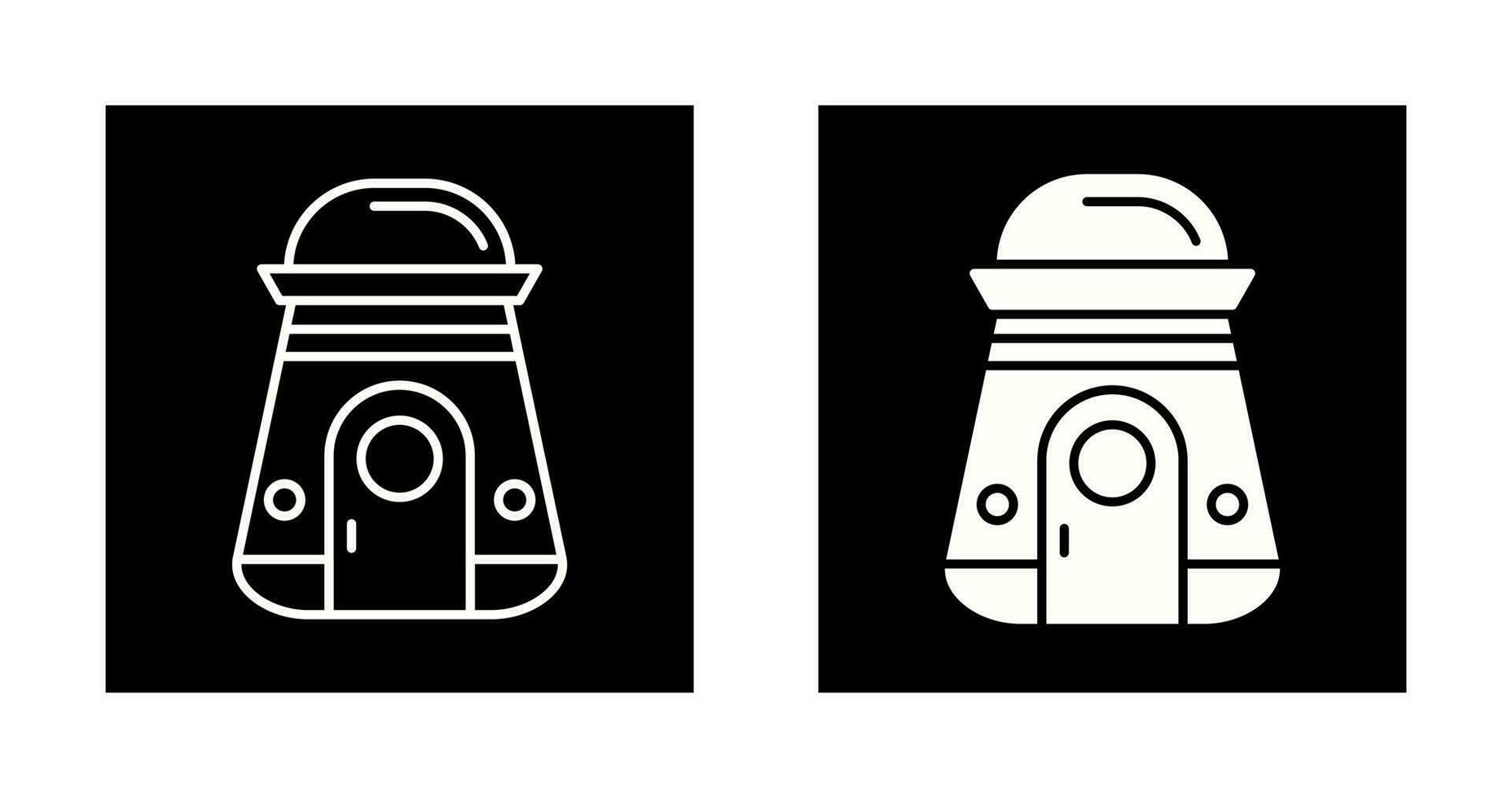 Space Capsule Vector Icon