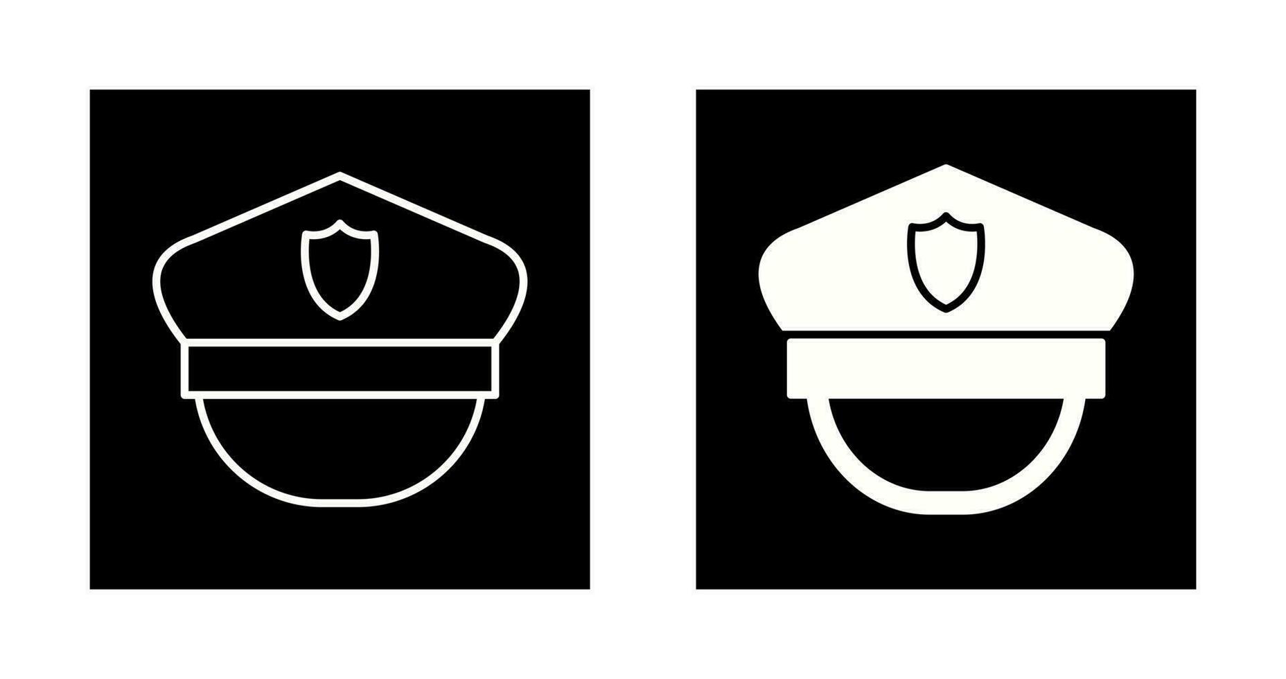 Police Hat Vector Icon