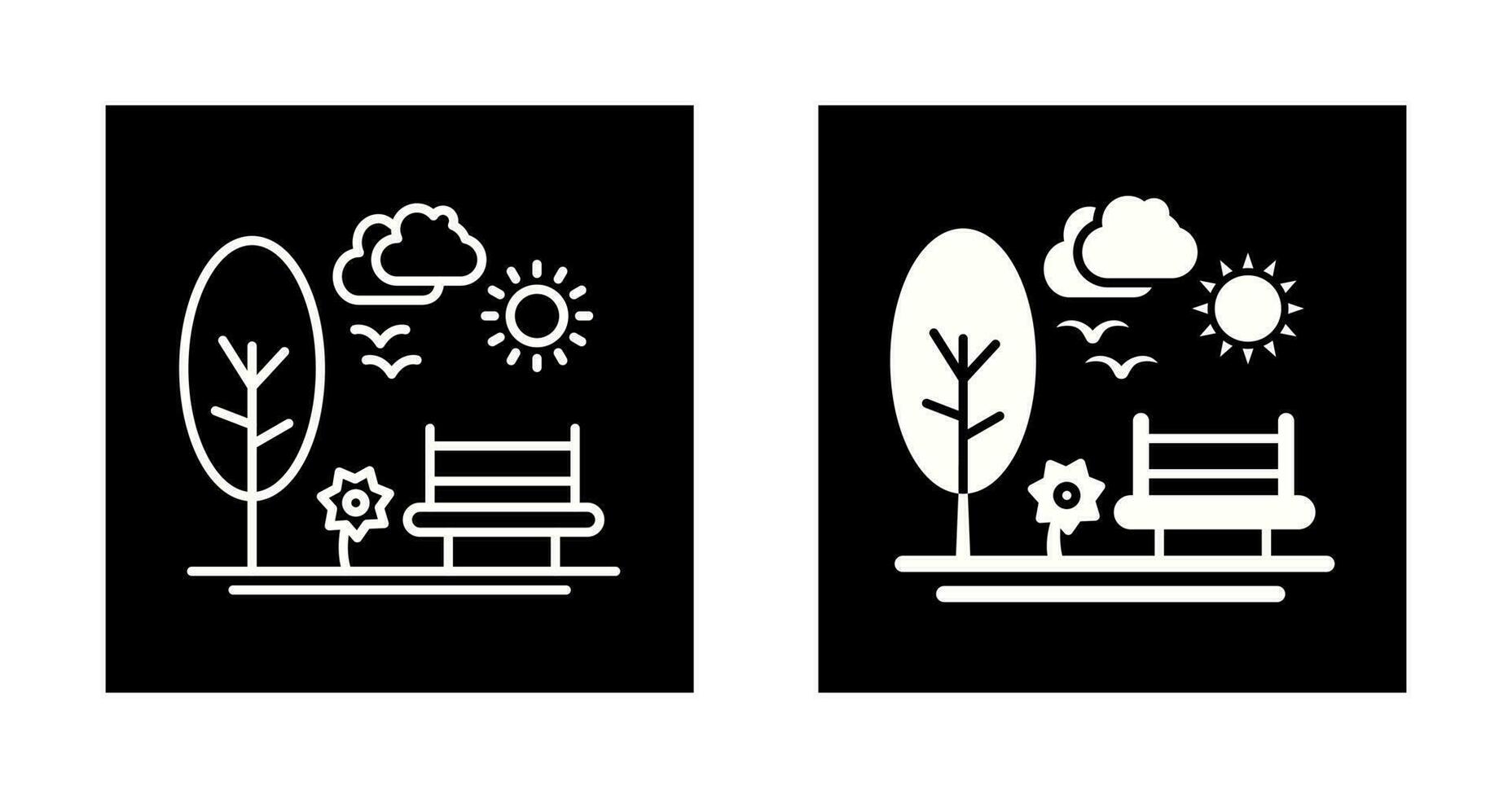 Park Vector Icon