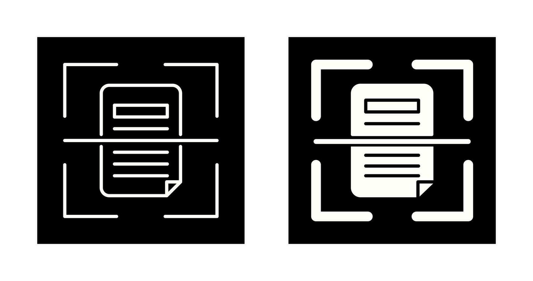 Scan Vector Icon