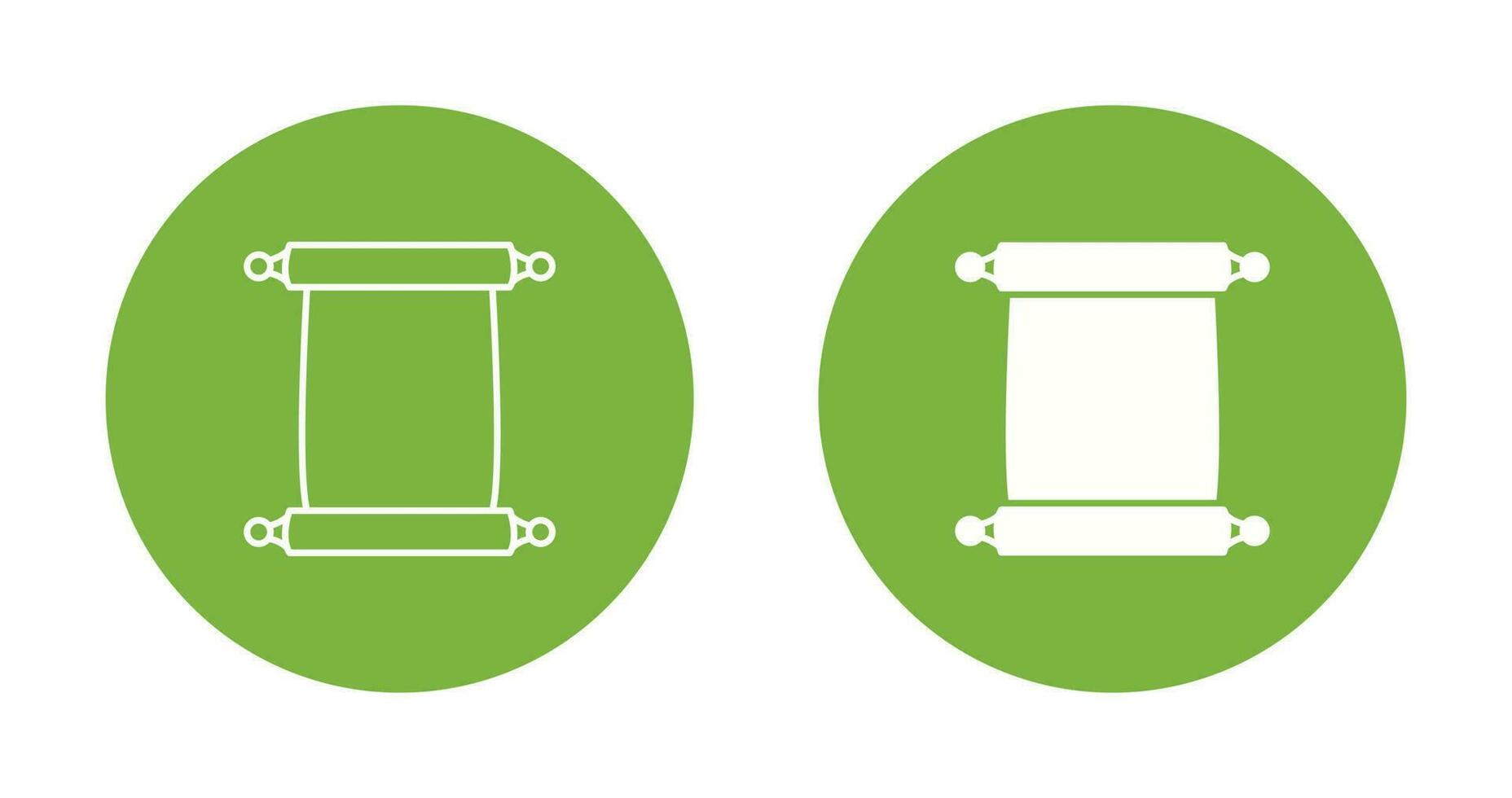 Scroll of Paper Vector Icon