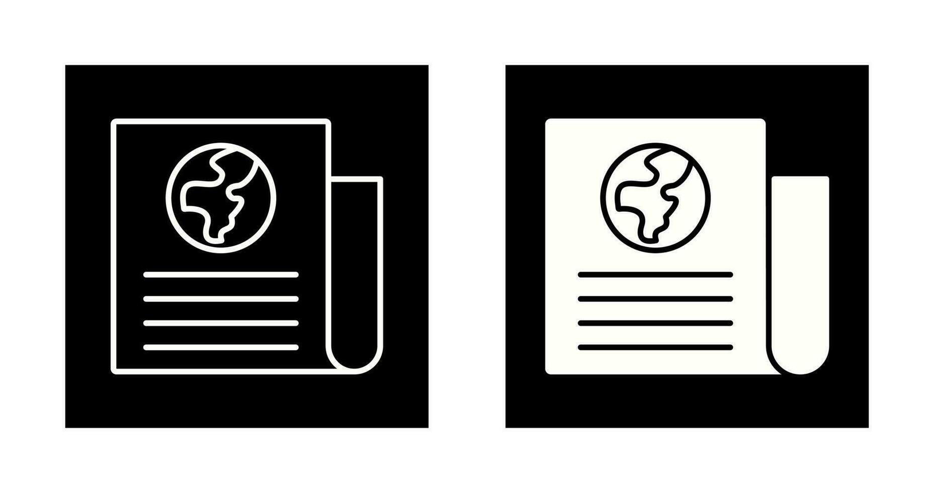 Newspaper Vector Icon