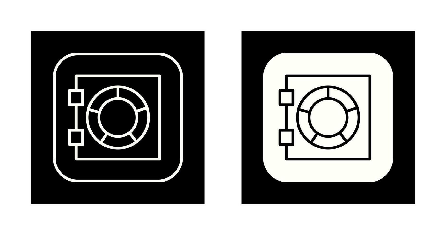 Safe Box Vector Icon