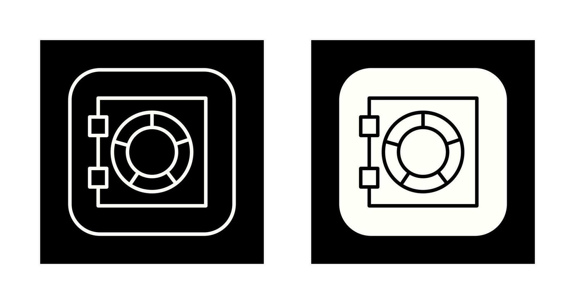 Safe Box Vector Icon