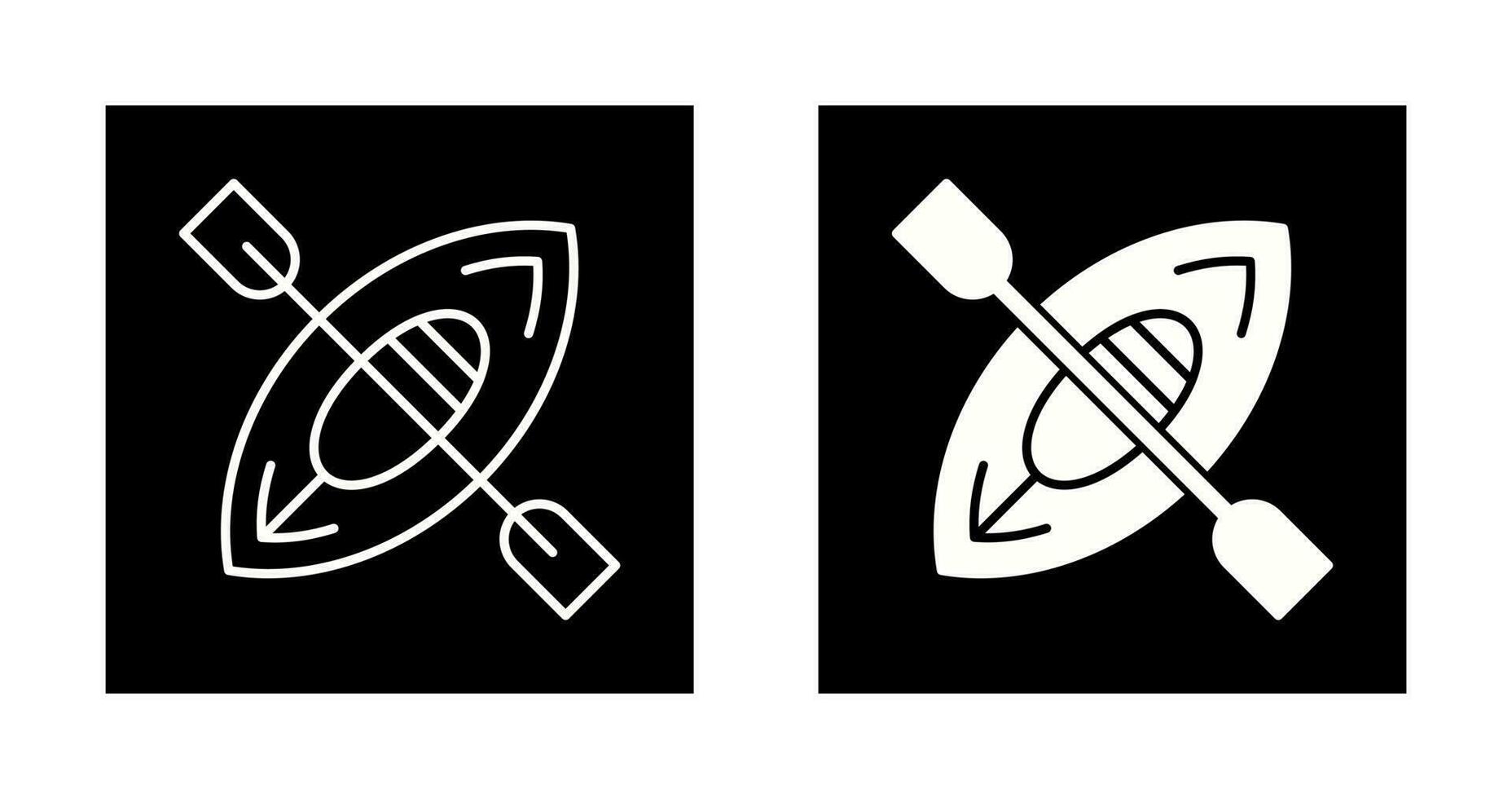 Kayak Vector Icon