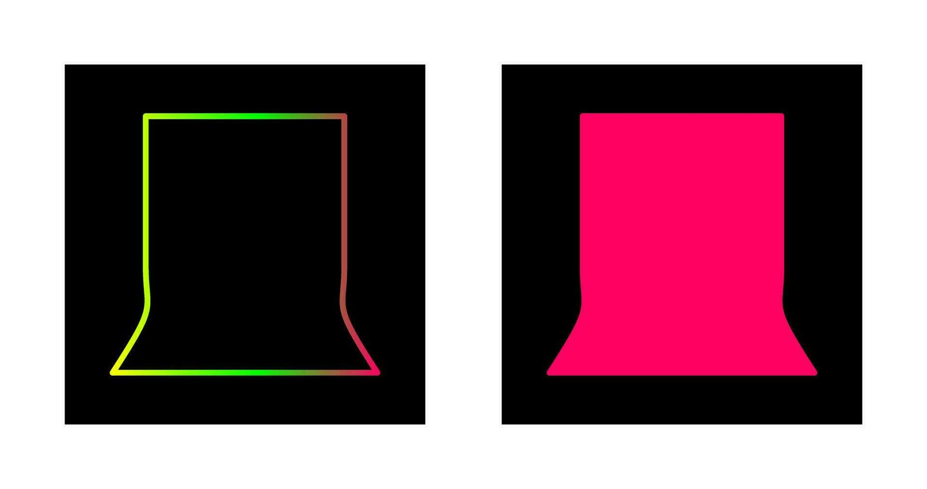 Unique Back Stand Vector Icon