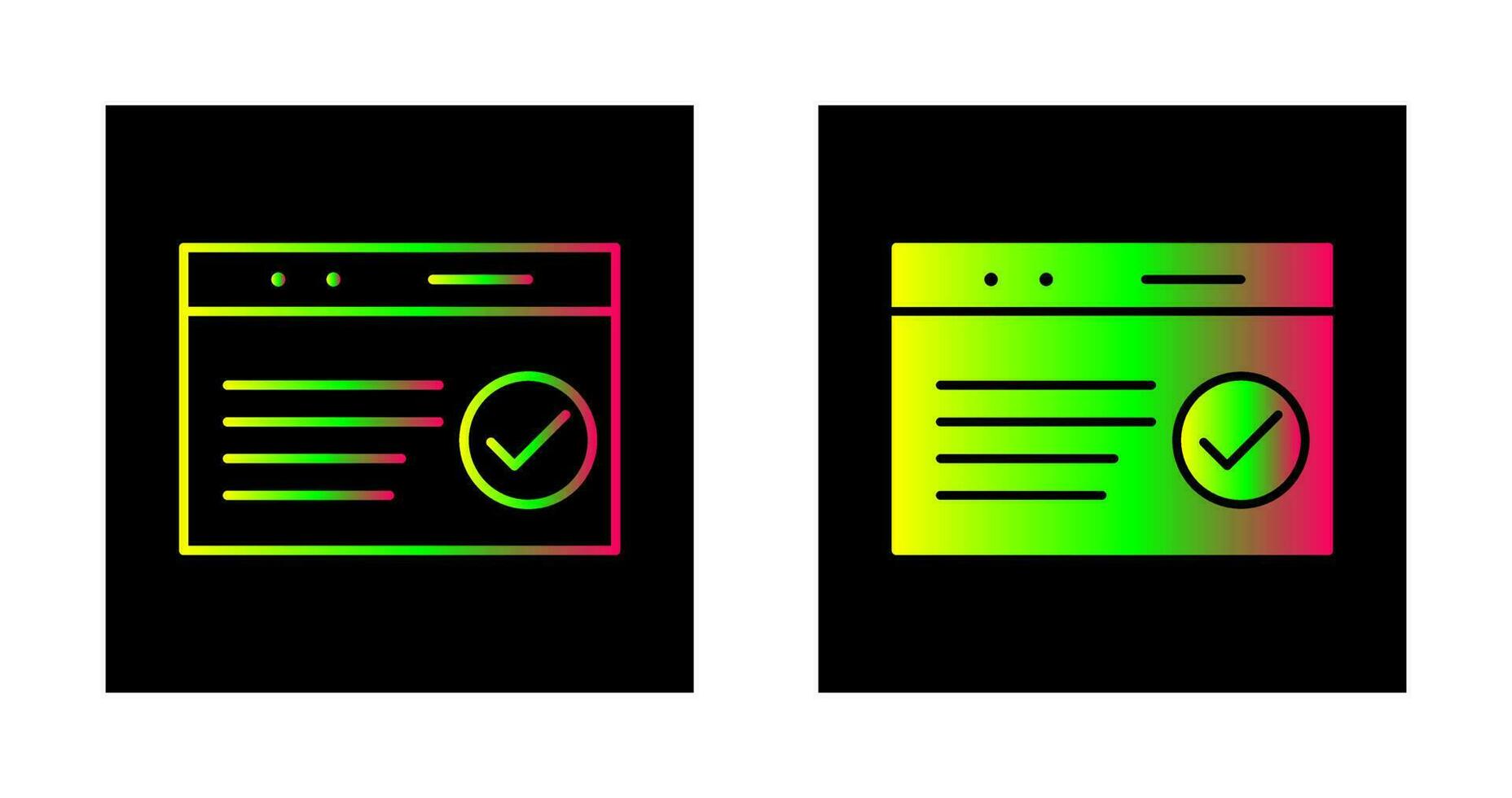 Unique QC Passed Vector Icon