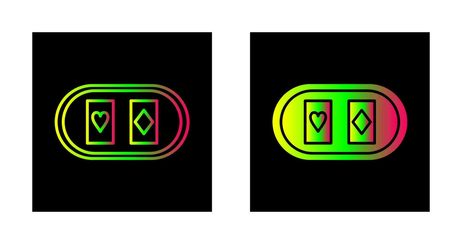 Cards Table Vector Icon