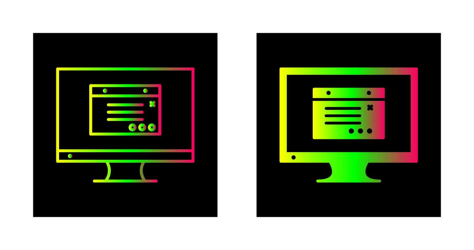 Unique Internet Ads Vector Icon