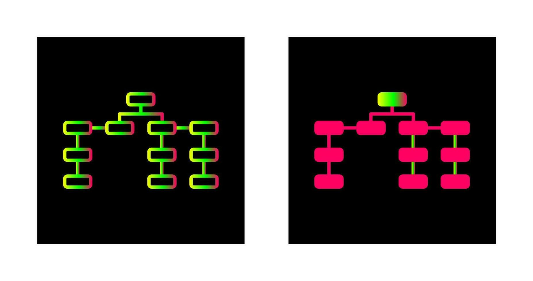 Unique Seo Structure Vector Icon