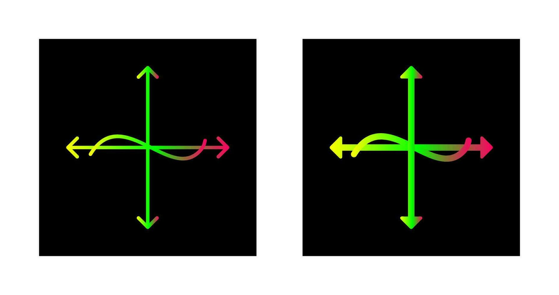 Unique Graph Vector Icon