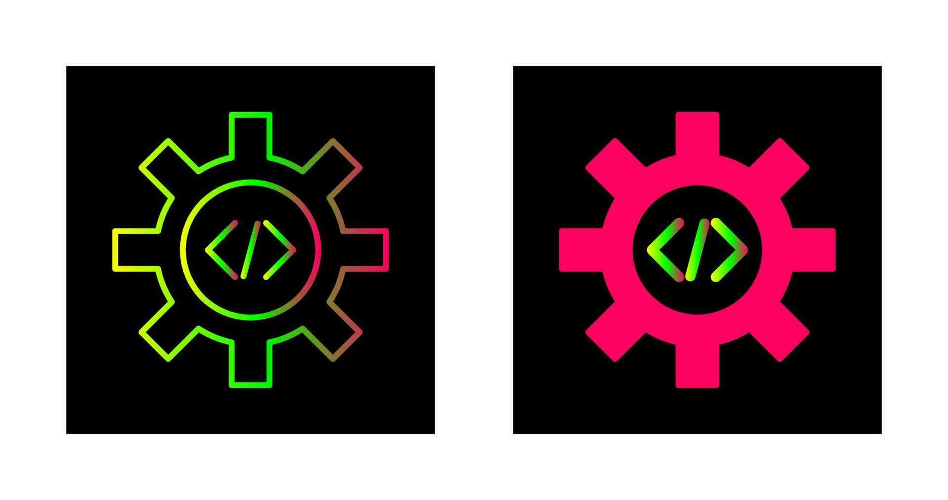 Unique Code Optimization Vector Icon