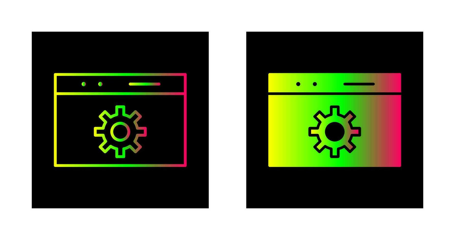 icono de vector de optimización web único