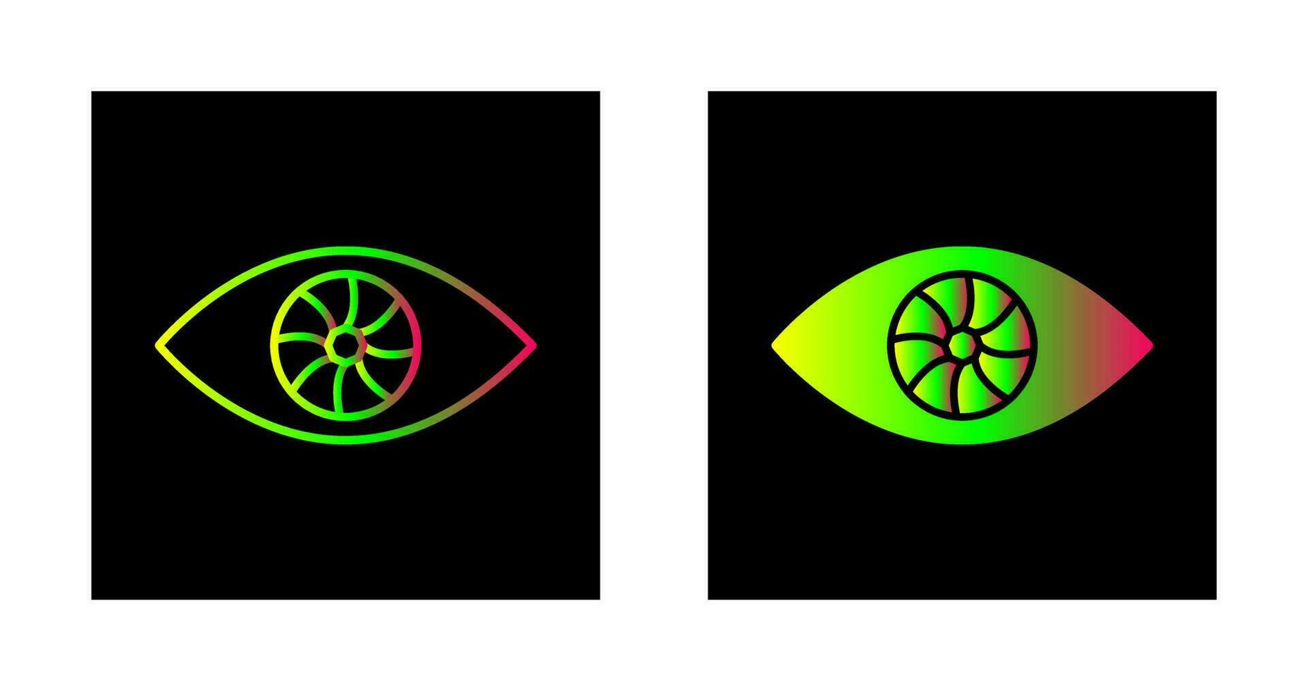 Unique Eye Vector Icon