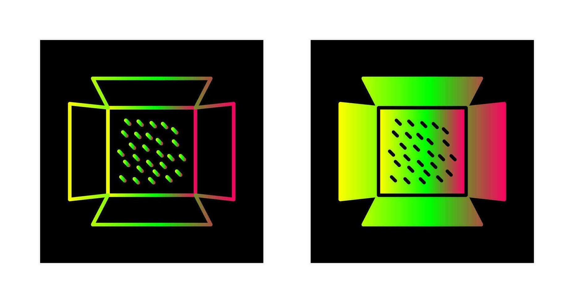 Unique Lights Vector Icon