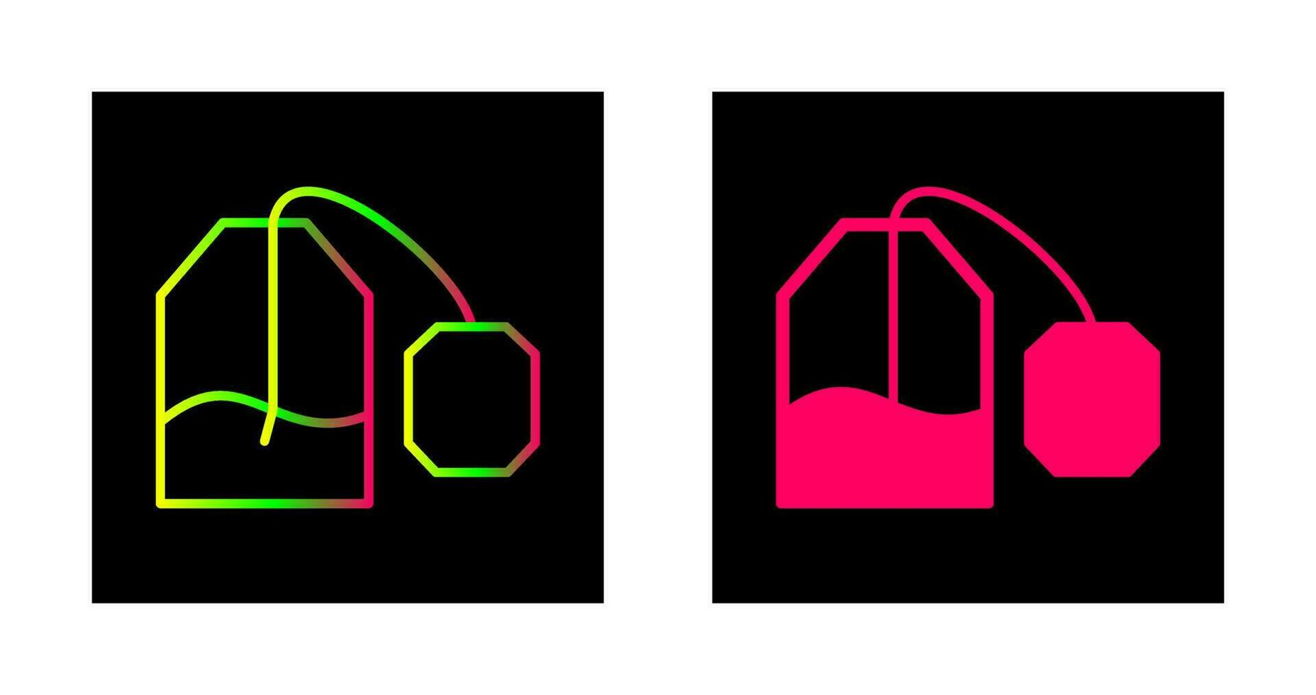 Tea Bag Vector Icon