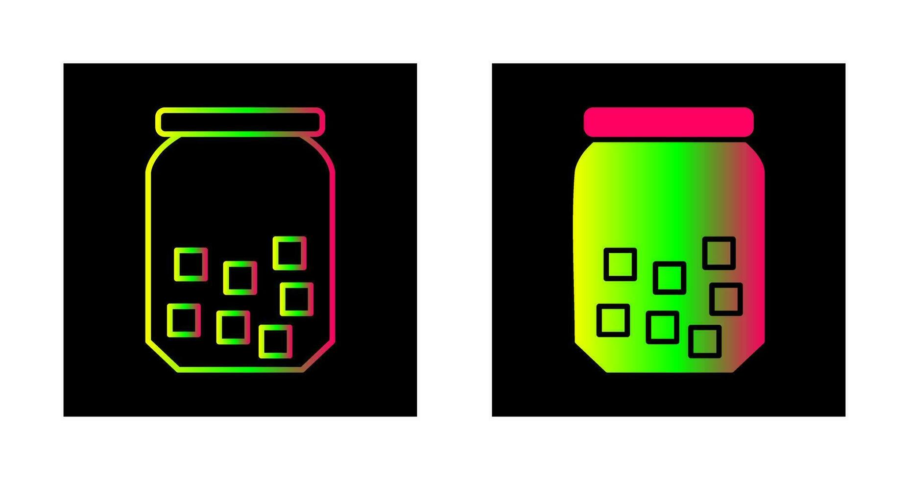Sugar Bottle Vector Icon