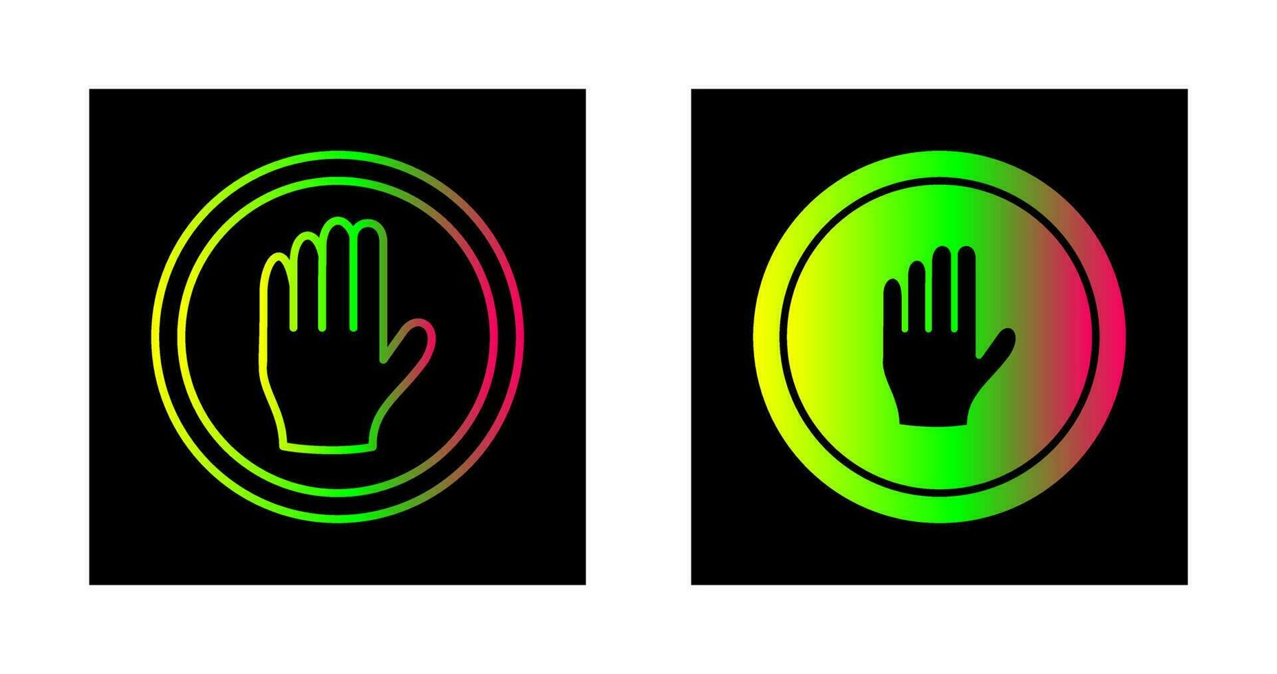 Halt Vector Icon