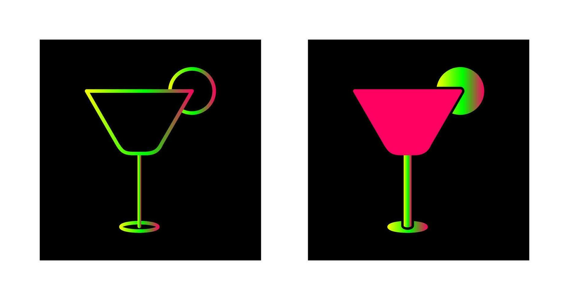 Cocktail Drink Vector Icon