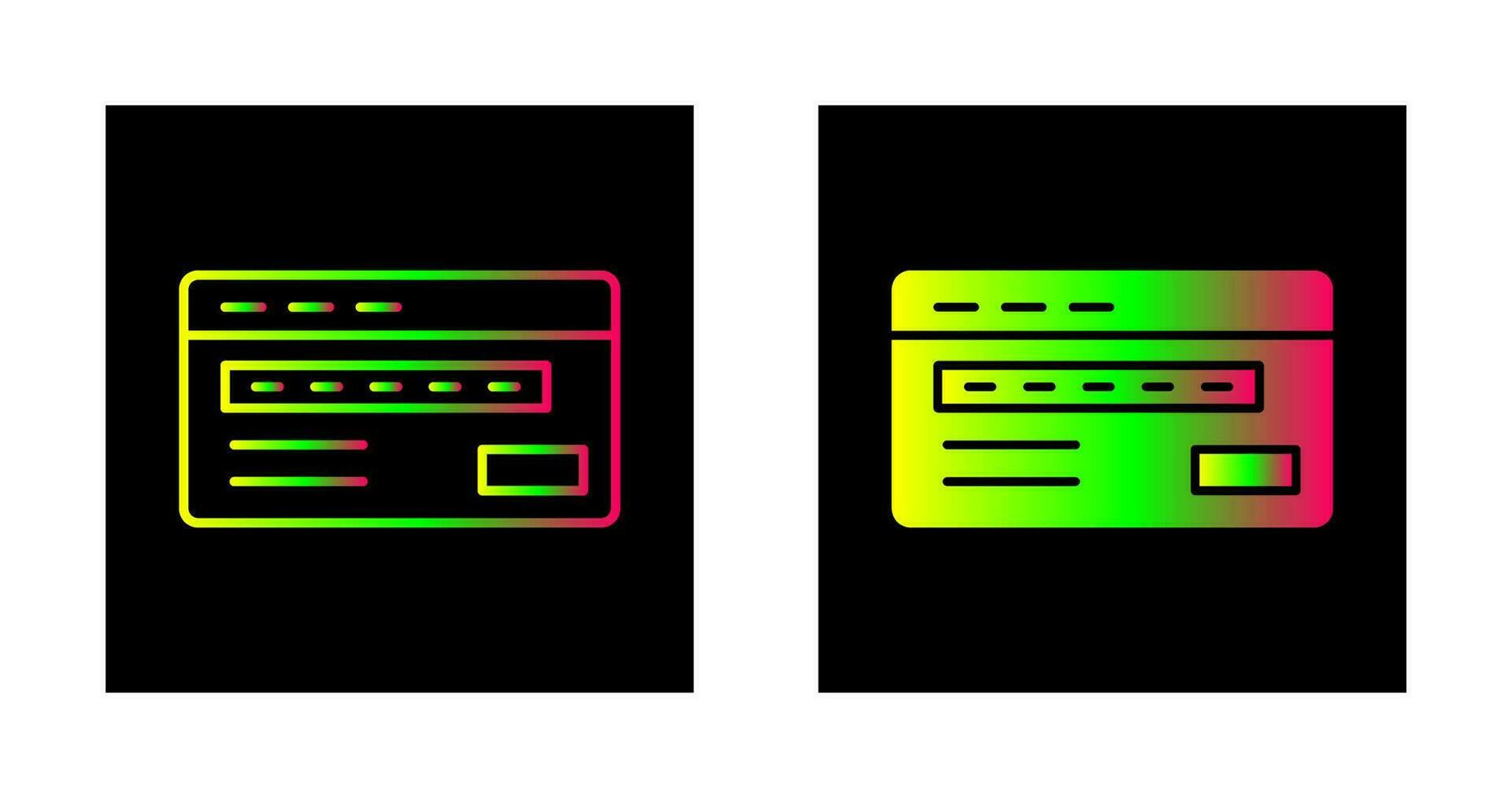 icono de vector de tarjeta de crédito