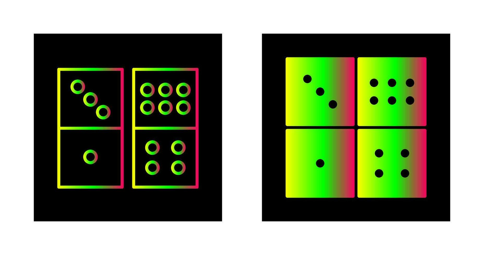 Domino Game Vector Icon