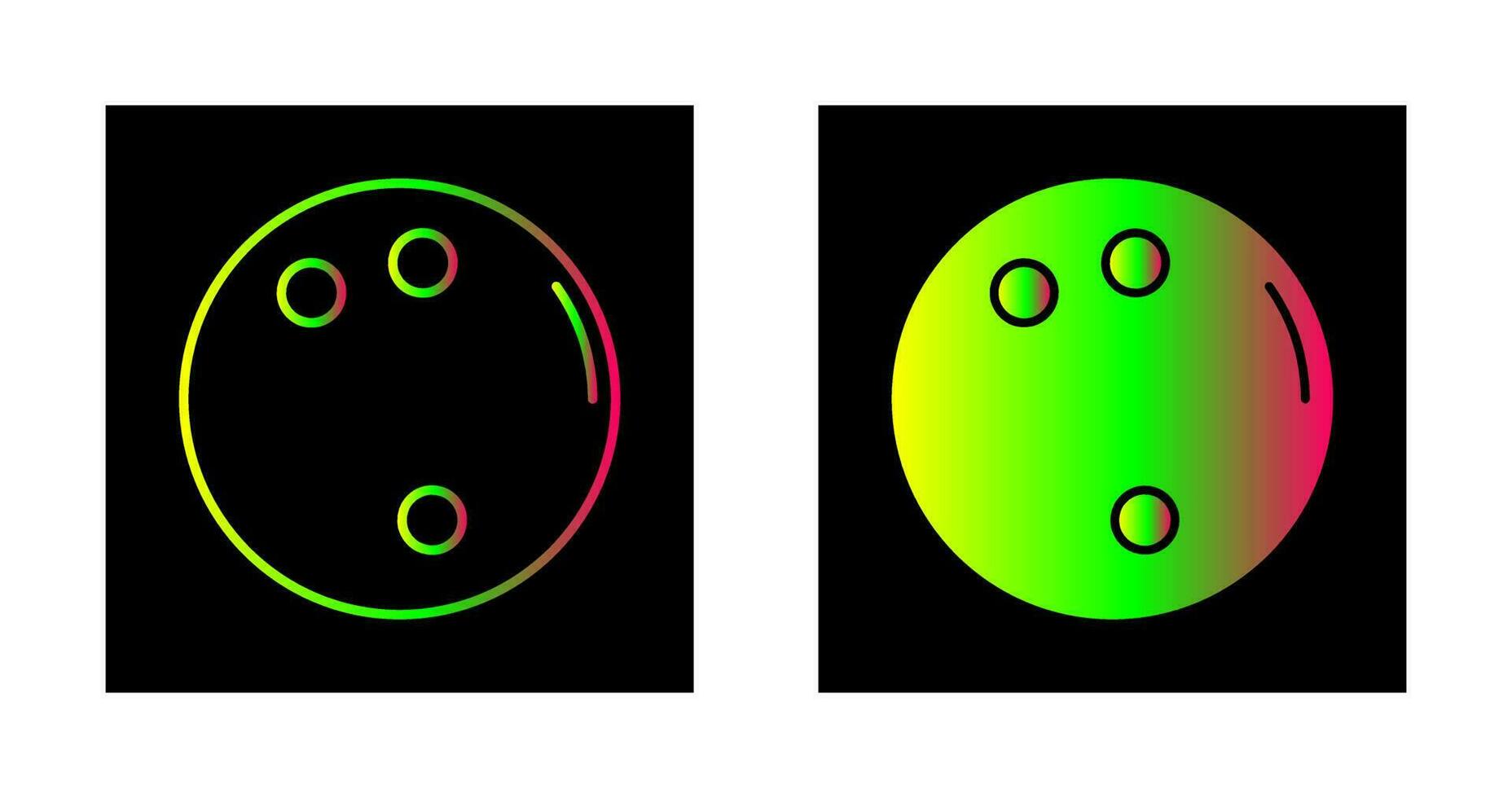 Bowling Ball Vector Icon