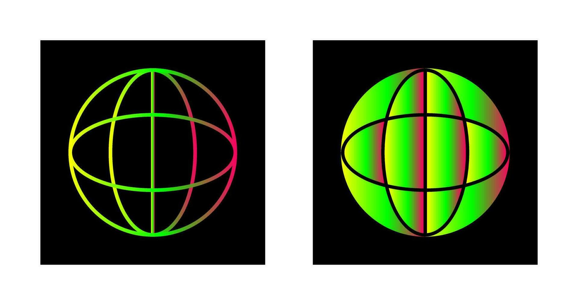 Unique Globe Vector Icon