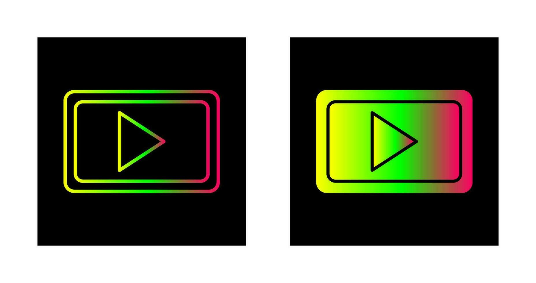 Unique Video Communication Vector Icon