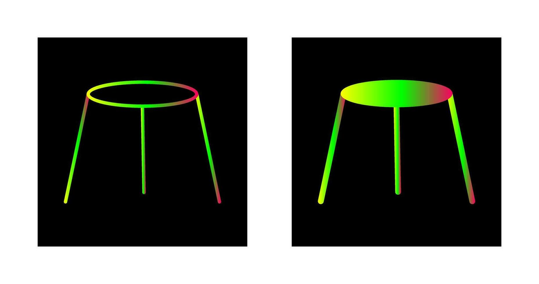 Unique Stool Vector Icon