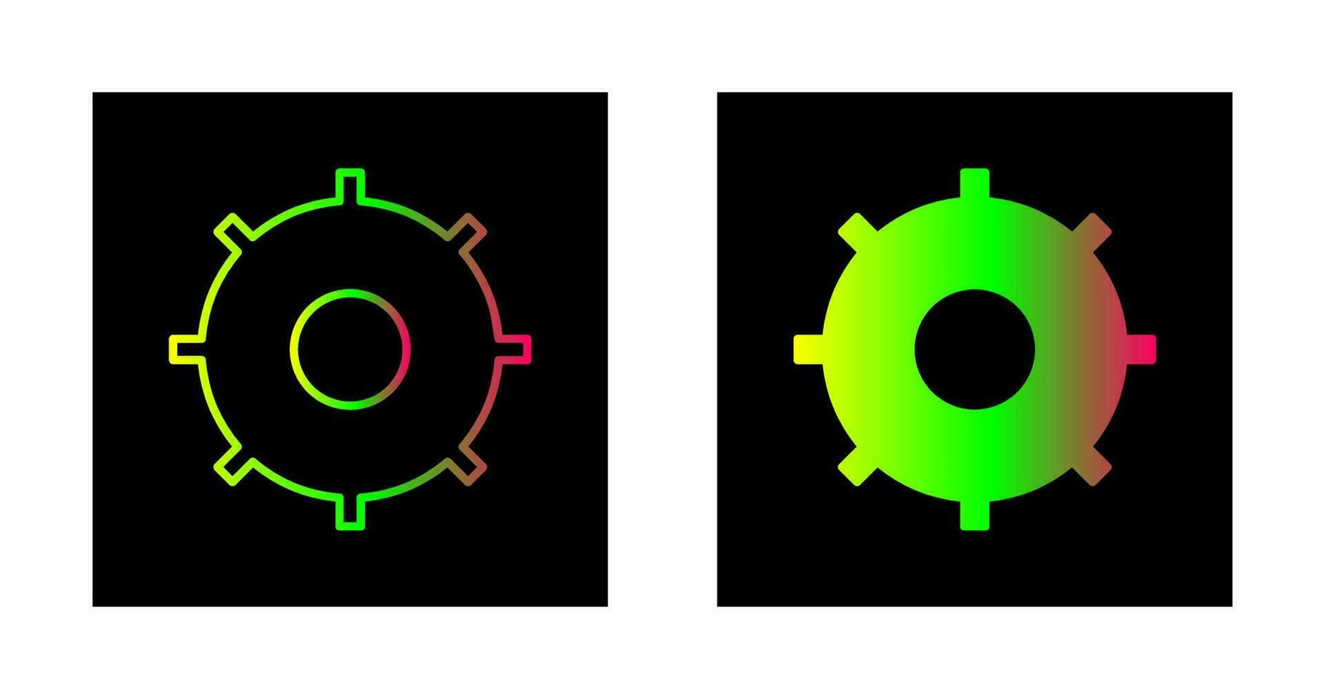 Unique Settings Vector Icon