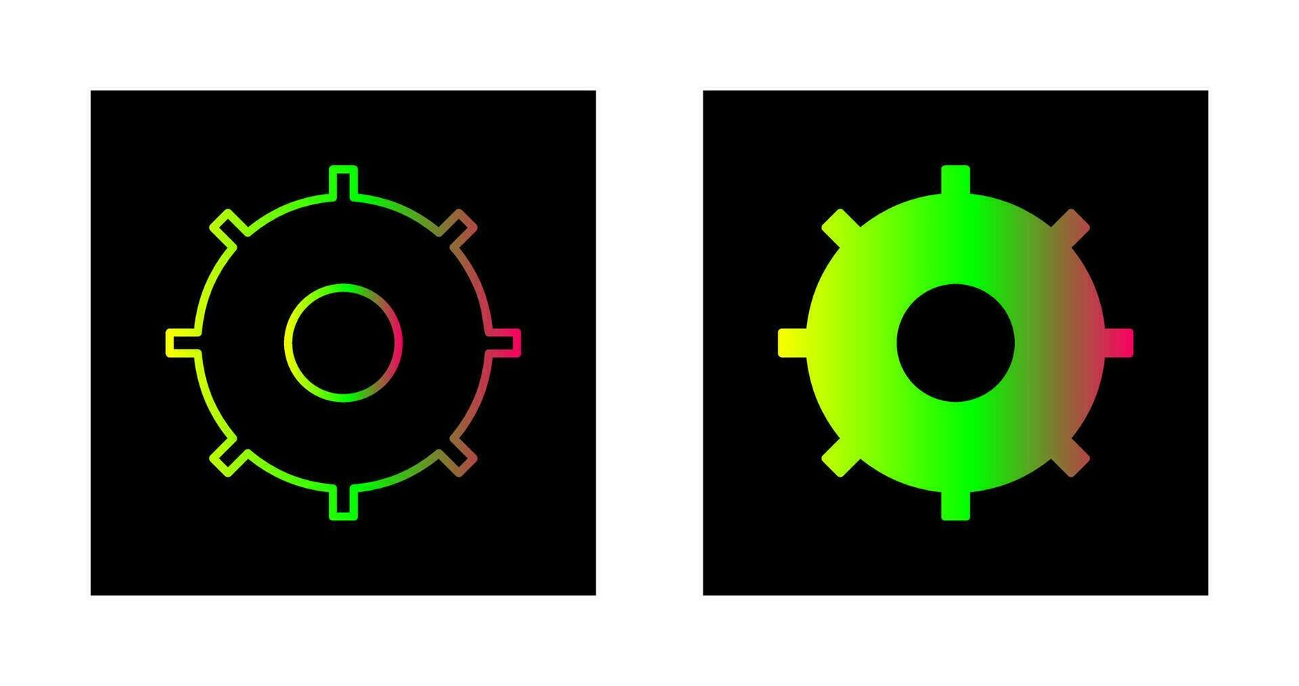 icono de vector de configuración única