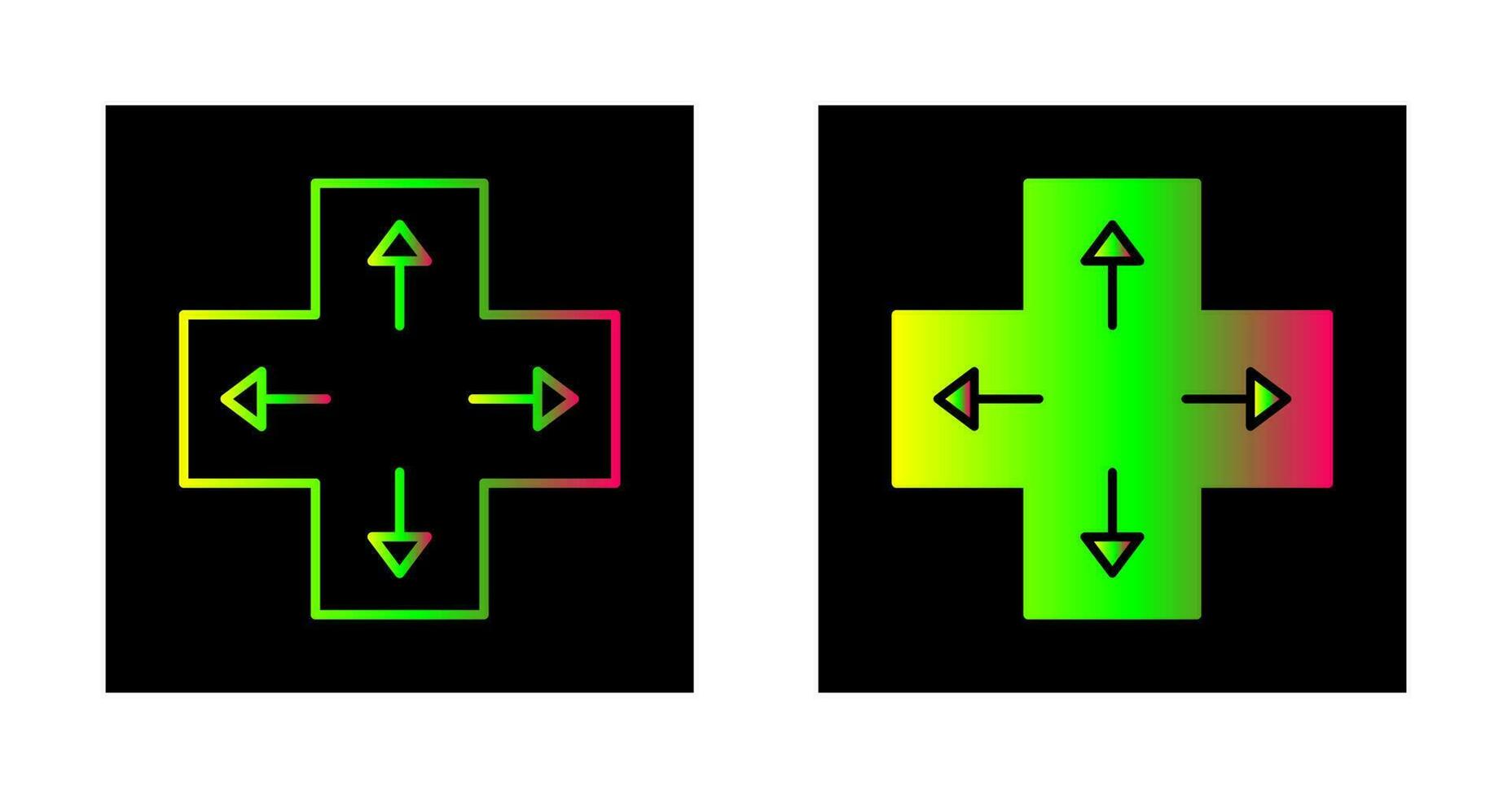Unique Direction Keys Vector Icon