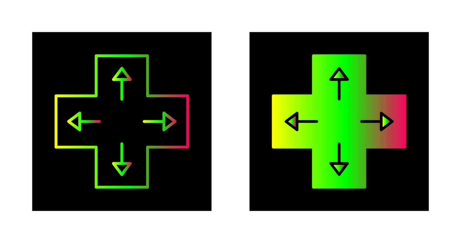 icono de vector de teclas de dirección únicas