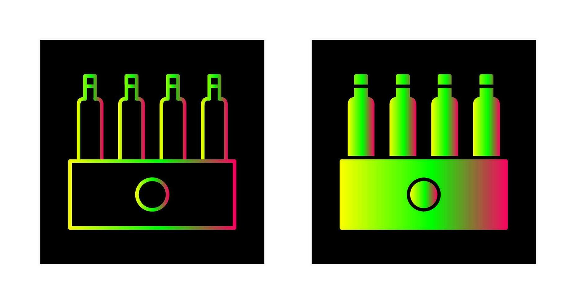 paquete único de icono de vector de cervezas