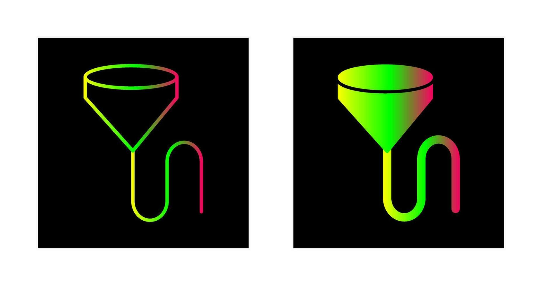 Unique Beer Bong Vector Icon