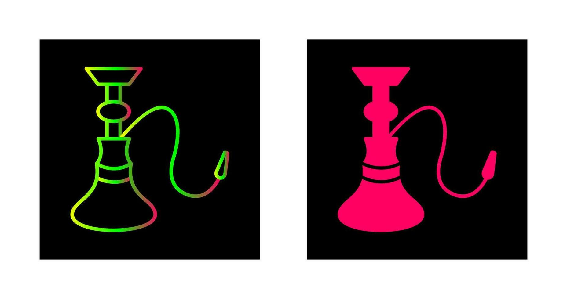 Unique Hookah Vector Icon