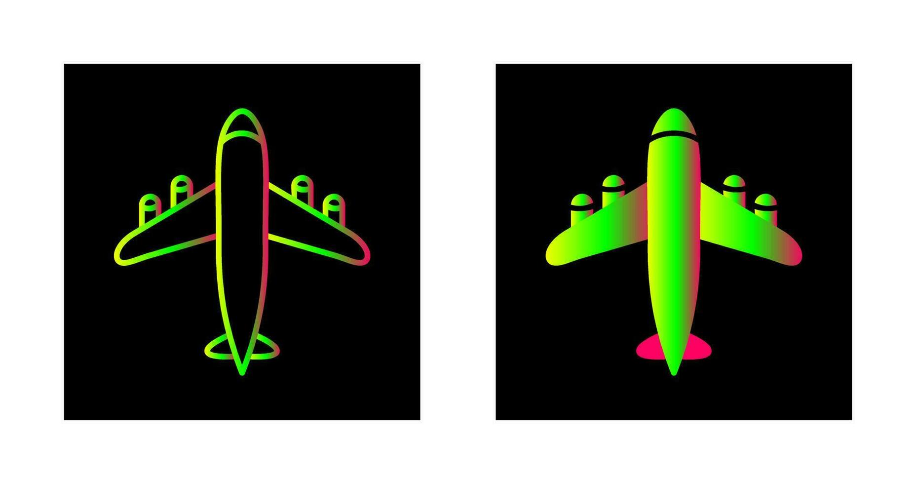 Flying Airplane Vector Icon