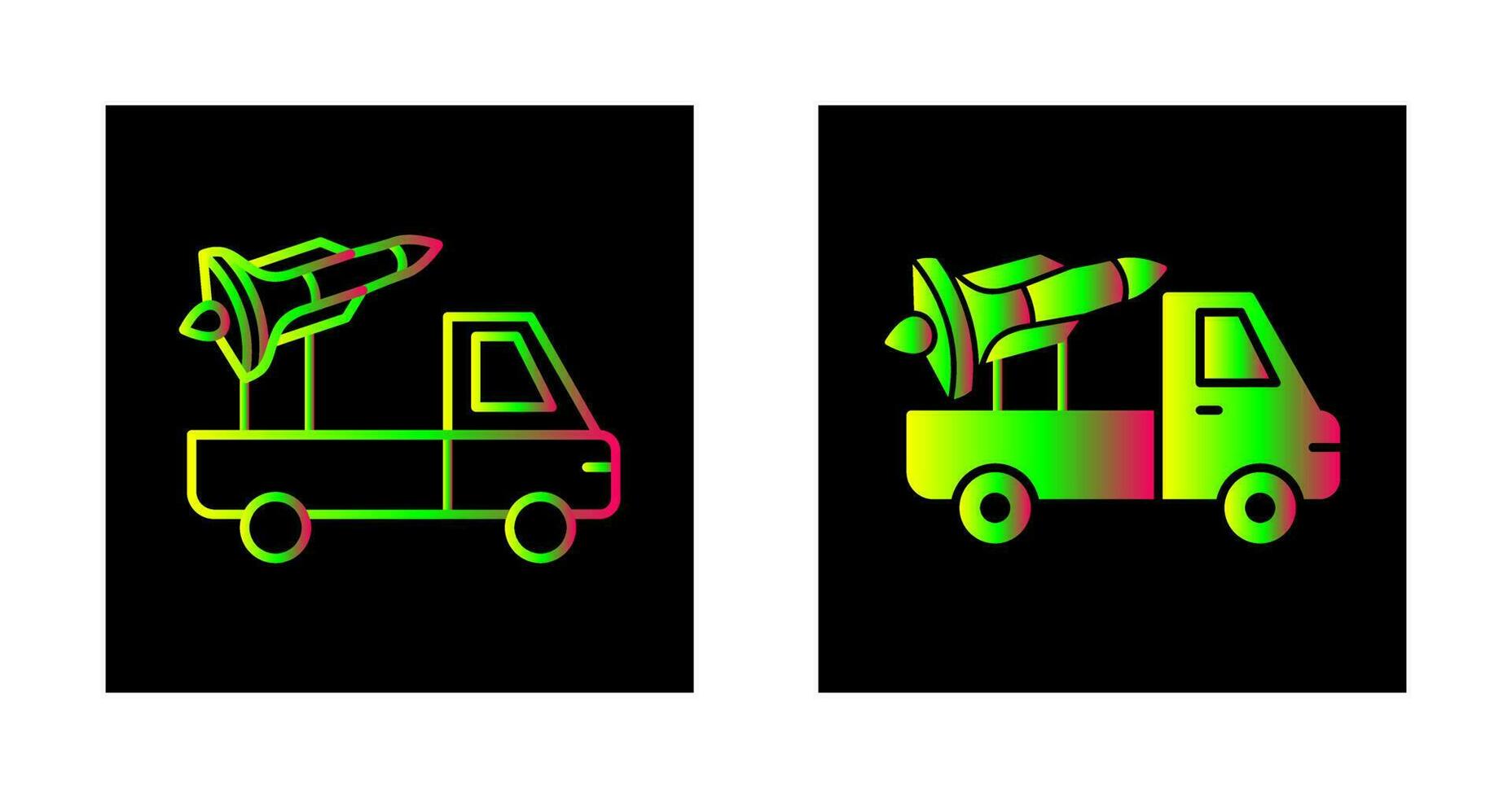 Missile Truck Vector Icon