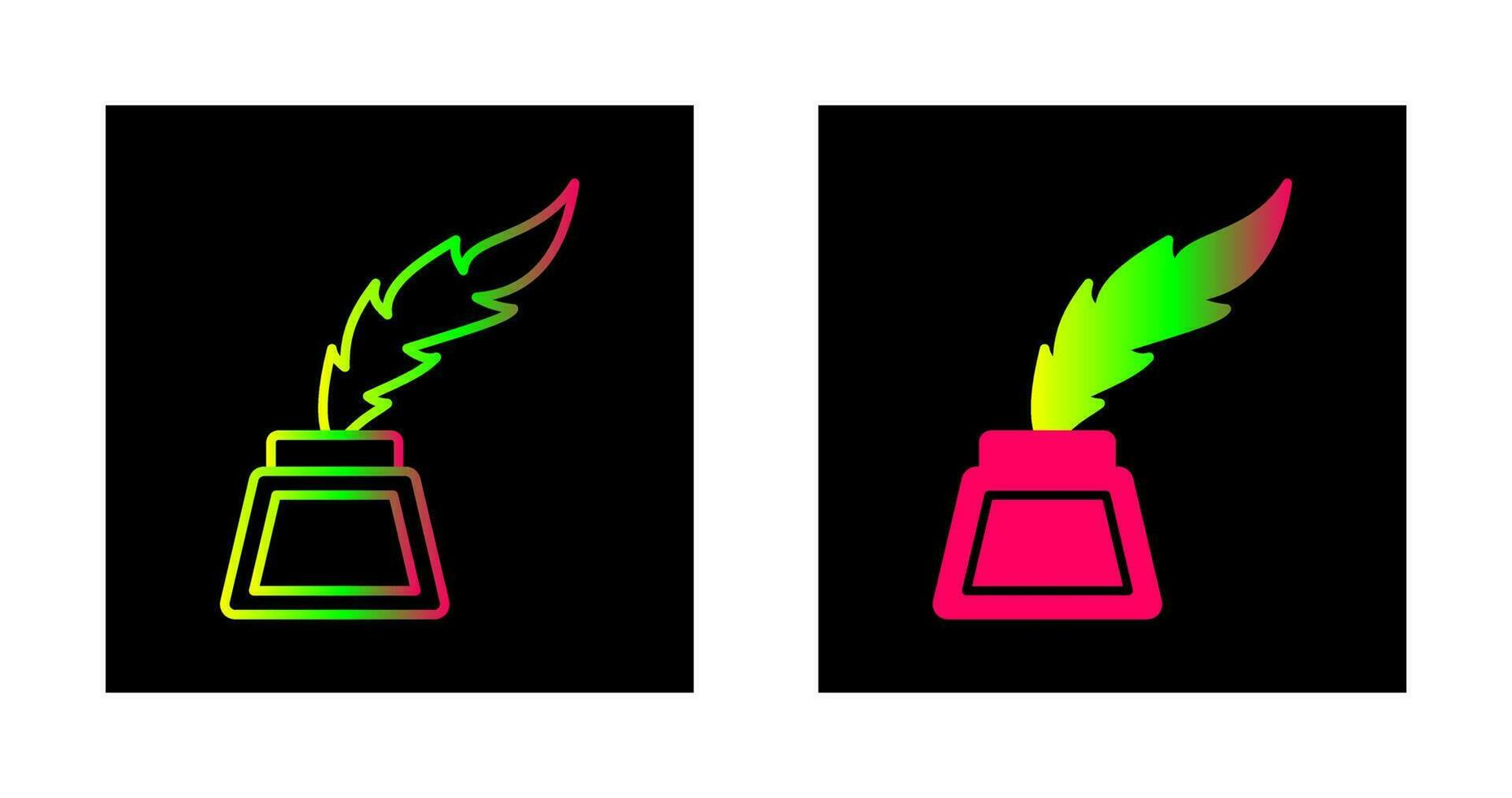 Inkwell Vector Icon