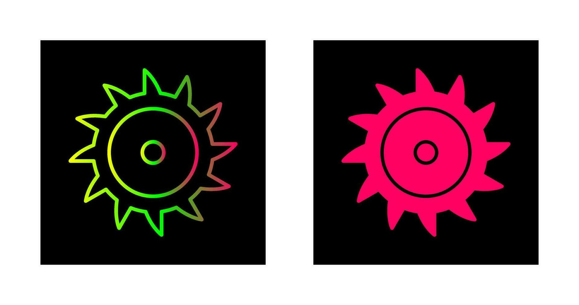 Saw Blade Vector Icon