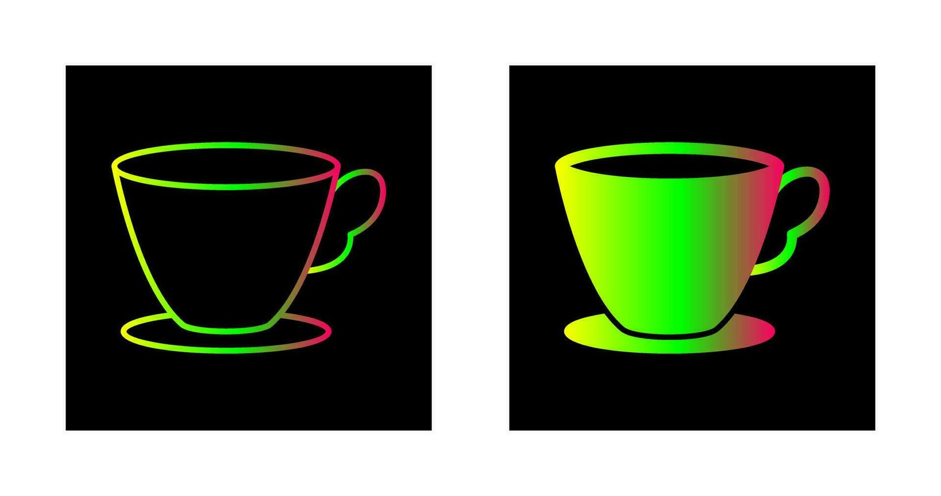 icono de vector de taza de té