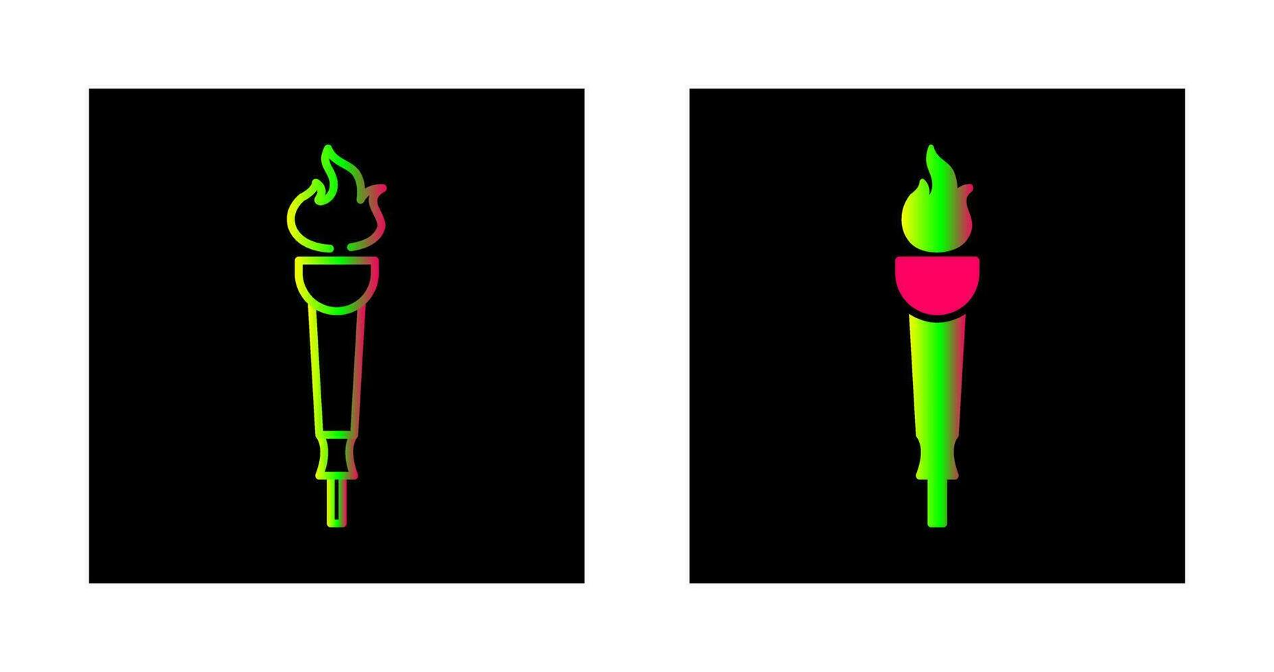 Museum Torch Vector Icon