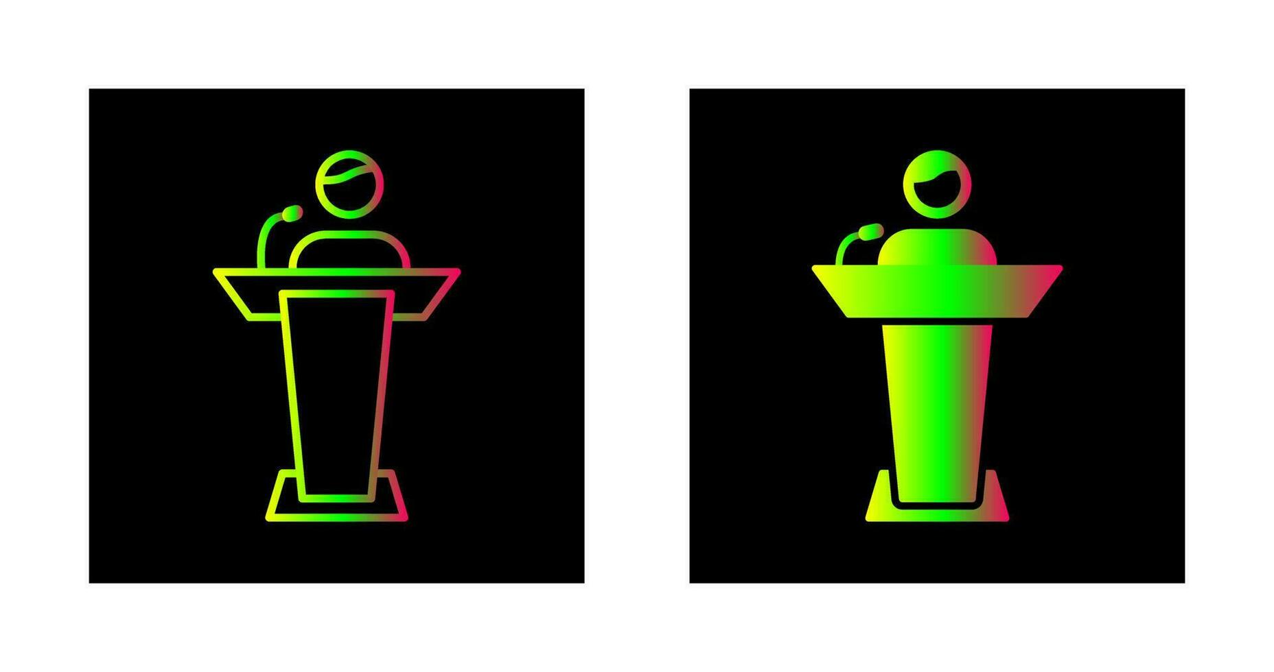 Elected Candidate Vector Icon