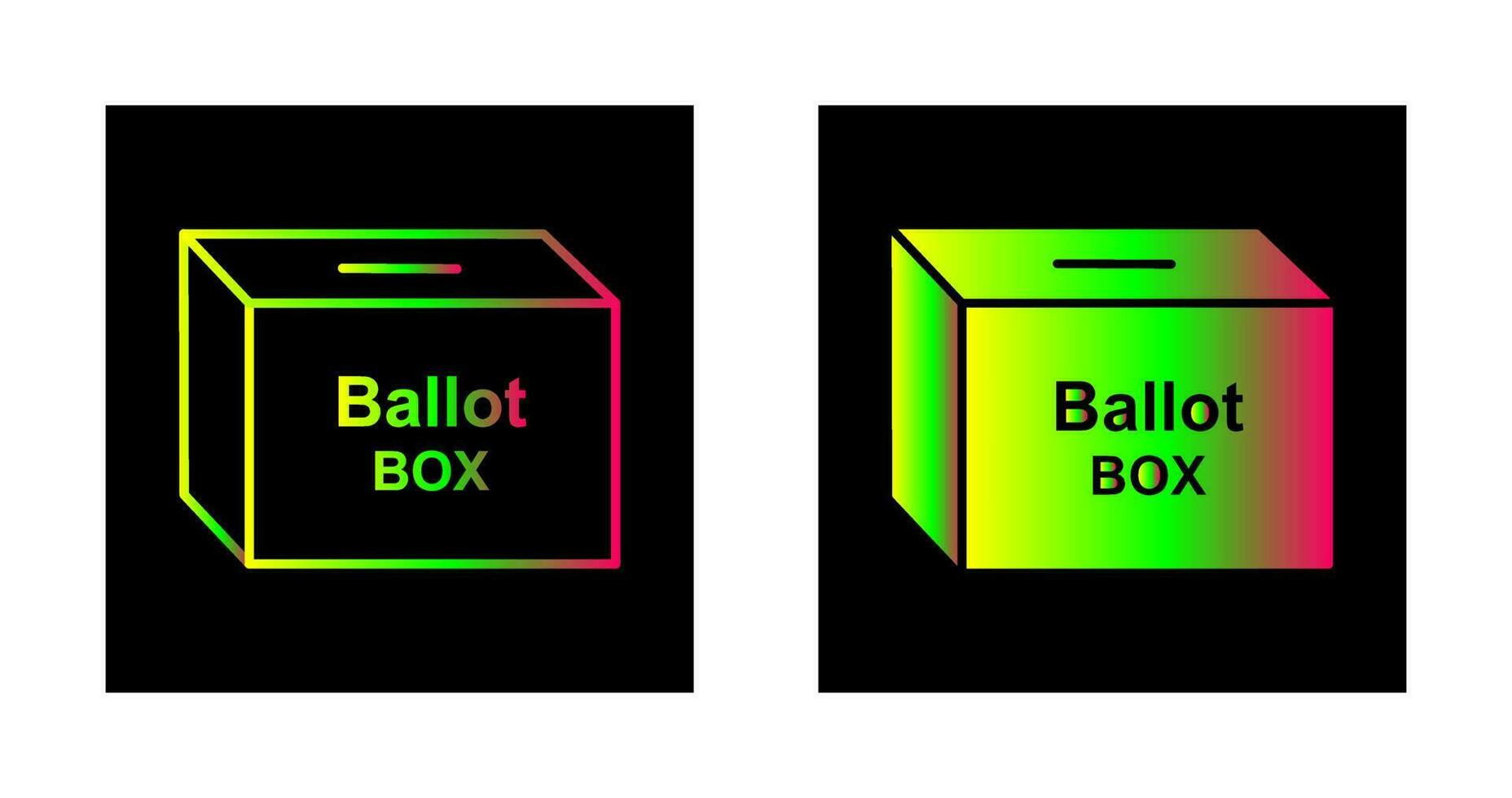 Ballot Box Vector Icon