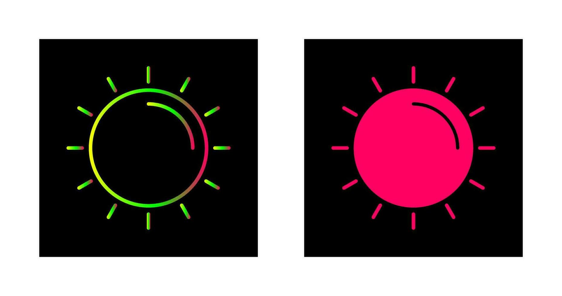 Sun Vector Icon