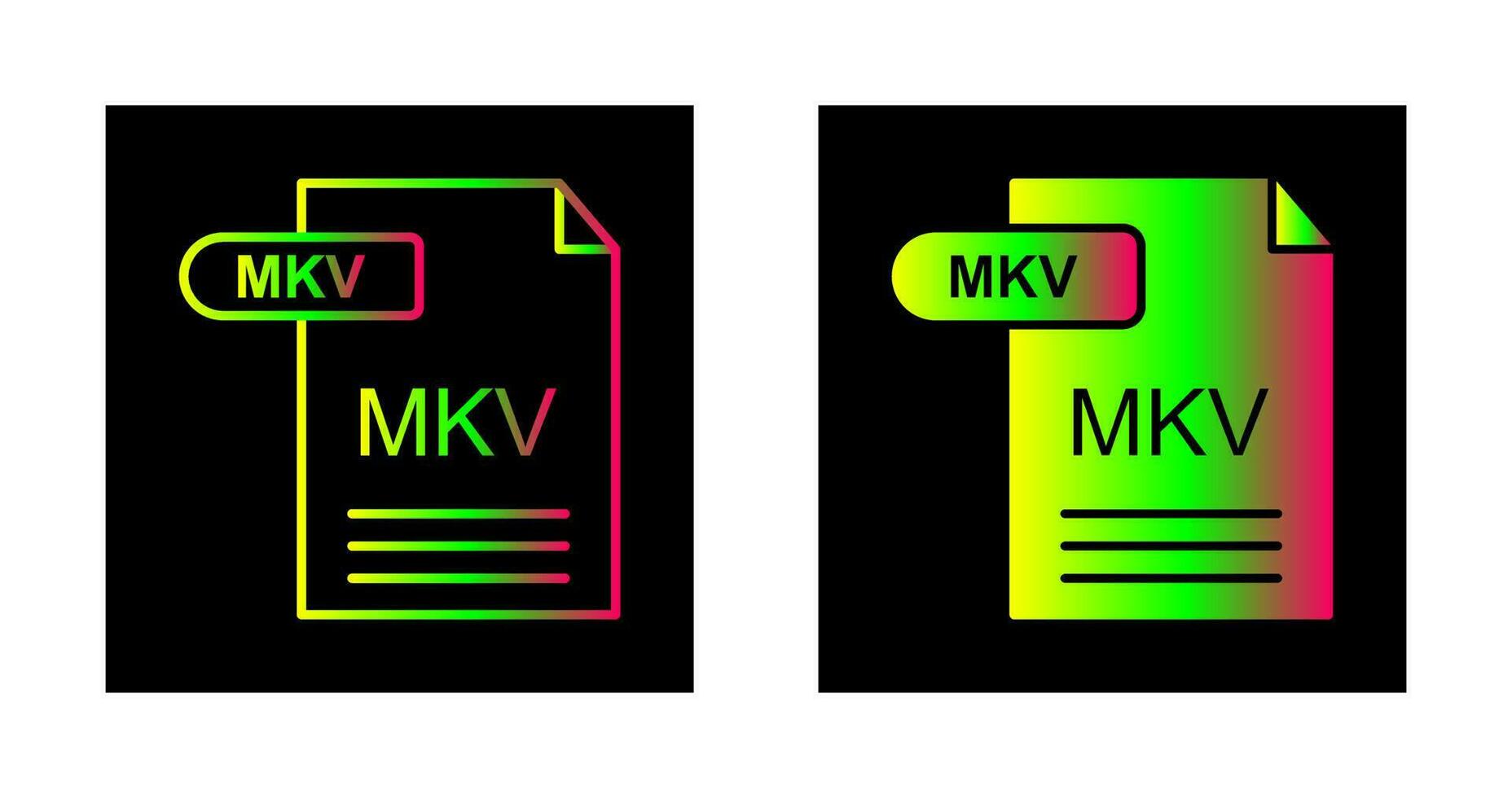 MKV Vector Icon